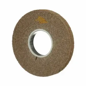 SCOTCH-BRITE 7000045986 Convolute Wheel, 8 Inch Dia X 1 Inch W, 3 Inch Arbor, Aluminum Oxide, Medium, Hard, Cp-Wl | CU2GWW 476U46