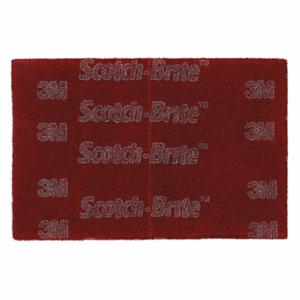 SCOTCH-BRITE 7010365700 Sanding Hand Pad, 6 X 9 Inch Size, Aluminum Oxide, Very Fine, Maroon, 60 PK | CU2HTF 476R98
