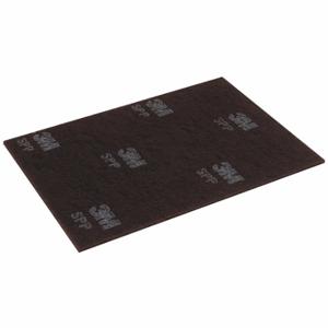 SCOTCH-BRITE SPP14X28 Stripping Pad, Brown, 14 Inch x 28 Inch Floor Pad Size, 175 to 600 rpm, Non-Woven, 10 PK | CU2HVD 32V436