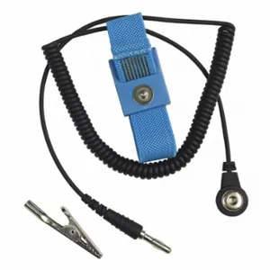 SCS ECWS61M-1 Wrist Strap, Adjustable, Blue, Nylon | CU2KQV 56JU91