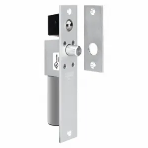 SDC 1291AHV Mortise Bolt Lock, Electromagnetic Or Manual, Satin Aluminum, 1 1/2 Inch Width | CU2KUC 45LX76