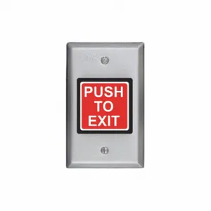 SDC 422U Push To Exit Button, Push To Exit, Momentary | CU2KVC 45LY10