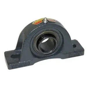 SEALMASTER NPL-35 Pillow Block Bearing, 2 3/16 Inch Bore, Cast Iron, Set Screws, 2 7/16 Inch Shaft Height | CU2KXK 44A440