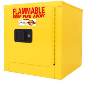 SECURALL PRODUCTS A102 Flammable Safety Cans Storage Cabinet, Self-Latch, Standard Door, 4 Gallon | CJ6QUJ