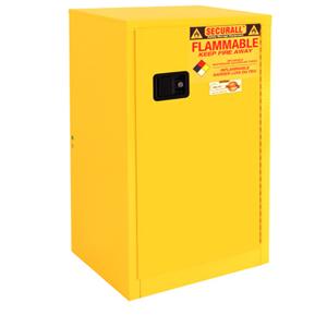 SECURALL PRODUCTS A110 Flammable Safety Cans Storage Cabinet, Self-Latch, Standard Door, 16 Gallon | CJ6QUN
