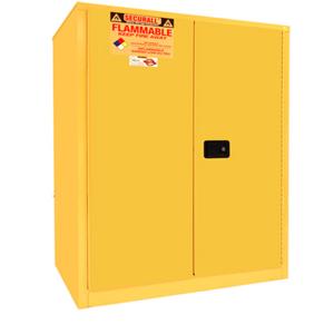 SECURALL PRODUCTS A190 Flammable Safety Cans Storage Cabinet, Self-Latch, Standard 2-Door, 90 Gallon | CJ6QVD