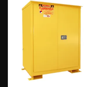 SECURALL PRODUCTS A190WP1 Flammable Safety Cans Storage Cabinet, Outdoor, Self-Latch, Standard 2-Door, 90 Gallon | CJ6QYN