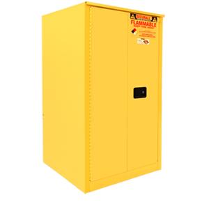 SECURALL PRODUCTS A260 Flammable Safety Cans Storage Cabinet, Self-Close/ Latch, Sliding Door, 60 Gallon | CJ6QVB