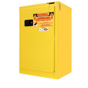 SECURALL PRODUCTS A310 Flammable Safety Cans Storage Cabinet, Self-Close/ Self-Latch, Safe-T-Door, 16 Gallon | CJ6QUP