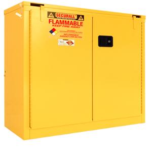 SECURALL PRODUCTS A330 Flammable Safety Cans Storage Cabinet, Self-Close/ Self-Latch, Safe-T-Door, 30 Gallon | CJ6QUT