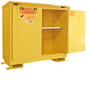 SECURALL PRODUCTS A330WP1 Flammable Safety Cans Storage Cabinet, Outdoor, Self-Close/Latch, Safe-T-Door, 30 Gallon | CJ6QYH