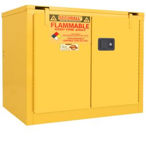 SECURALL PRODUCTS A331 Flammable Safety Cans Storage Cabinet, Self-Close/ Self-Latch, Safe-T-Door, 30 Gallon | CJ6QUW