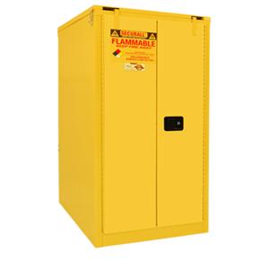 SECURALL PRODUCTS A360 Flammable Safety Cans Storage Cabinet, Self-Close/ Self-Latch, Safe-T-Door, 60 Gallon | CJ6QVC