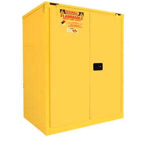 SECURALL PRODUCTS A390 Flammable Safety Cans Storage Cabinet, Self-Close/ Self-Latch, Safe-T-Door, 90 Gallon | CJ6QVF