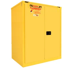 SECURALL PRODUCTS A390 Flammable Safety Cans Storage Cabinet, Self-Close/ Self-Latch, Safe-T-Door, 90 Gallon | CJ6QVF