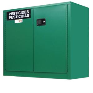 SECURALL PRODUCTS AG130 Pesticide Cabinet, Self-Latch, Standard 2-Door, 30 Gallon Capacity | CJ6QXK