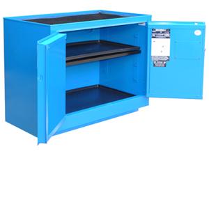 SECURALL PRODUCTS C124 Acids/ Corrosives Storage Cabinet, Self-Latch, Standard 2-Door, 24 Gallon | CJ6QVV