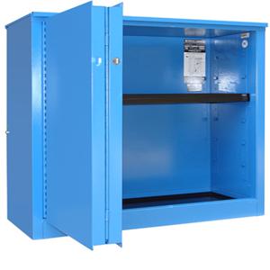 SECURALL PRODUCTS C230 Acids/ Corrosives Storage Cabinet, Self-Close/ Self-Latch, Sliding Door, 30 Gallon | CJ6QVY