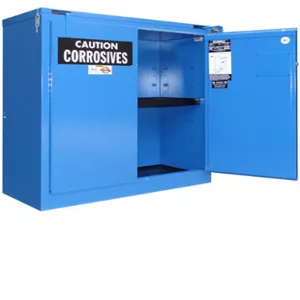 SECURALL PRODUCTS C330 Acids/ Corrosives Storage Cabinet, Self-Close/ Self-Latch, Safe-T-Door, 30 Gallon | CJ6QVZ