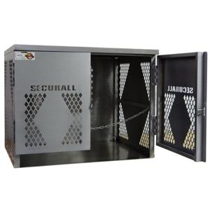 SECURALL PRODUCTS LP6S-VERTICAL LP And Oxygen Gas Cylinder Cabinet, Vertical, 6 Cylinders, Aluminum | CJ6QYZ