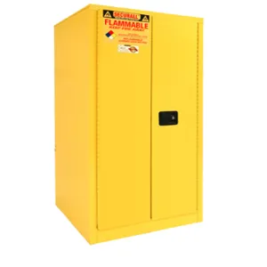 SECURALL PRODUCTS P1120 Paints/ Inks Cabinet, Self-Latch, Standard 2-Door, 120 Gallon | CJ6QWR