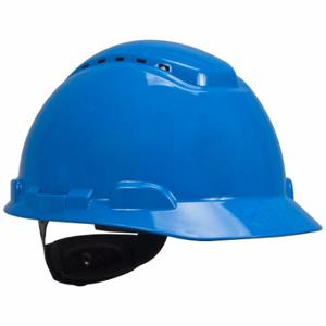 SECUREFIT 76244-NUV-H703VL Hard Hat, Front Brim Head Protection, Blue, No Graphics, Ratchet, HDPE, 3M | CU2KZC 796U09