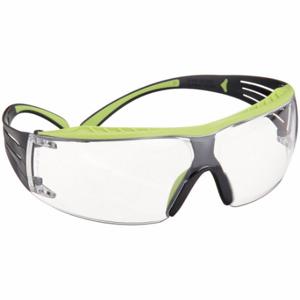 SECUREFIT SF401XAF-GRN Safety Glasses, Anti-Fog /Anti-Scratch, Brow Foam Lining, Wraparound Frame, Frameless | CU2KZG 498W27