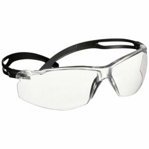SECUREFIT SF501AF-BLK Safety Glasses, Anti-Fog /Anti-Scratch, No Foam Lining, Wraparound Frame, Frameless, Black | CU2KZR 795TG0
