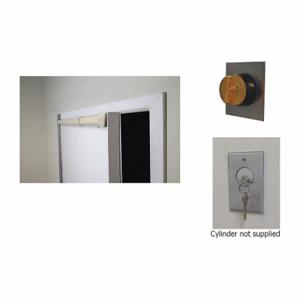 SECURITECH LISA-KIT4248-LH Anti-Ligature Door Alarm Kit, Powder Coated, Piezo, Manual Shut Off, Left Handed, Motion | CU2LAR 52PG08