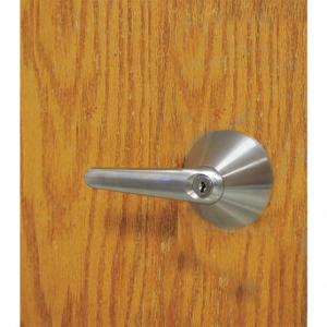 SECURITECH LSL-C1-SE1-630-LH Door Lever Lockset, Lsl Lever, Brushed Stainless Steel, Kenstan 54G | CU2LGE 52HY88