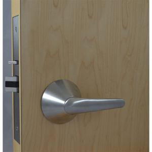 SECURITECH LSL-C1-PA1-630-LH Door Lever Lockset, Lsl Lever, Brushed Stainless Steel, Not Keyed | CU2LEM 52HY36