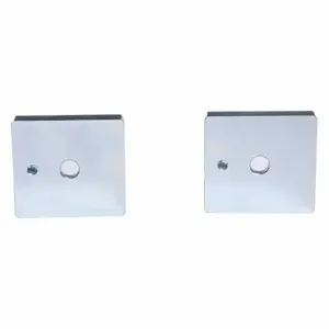 SECURITRON ASS-62 Split Strike Plate, Aluminum, Clear, Satin Aluminum | CU2LPY 45CG50