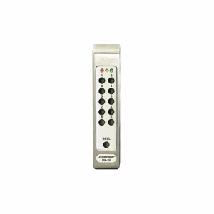 SECURITRON DK-26PSS Keypad, Keypad, Stainless Steel, 7 Inch Height, 1 1/2 Inch Width, 11 Keys | CU2LLQ 45CF85