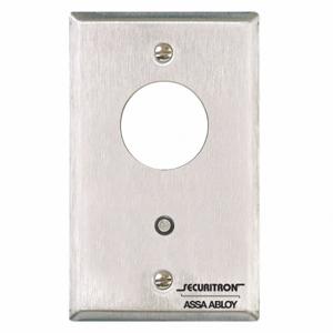 SECURITRON MK Einsteck-Schlüsselschalter, Einzelgang, Edelstahl | CU2LLU 45CF84