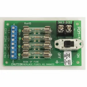 SECURITRON PDB-4F1 Energy Meter Co mmunication Card, Power Supples | CV4LXK 45CF94