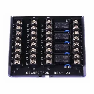 SECURITRON RB-4-12 Relay Board, Access Control System | CU2LPL 48KT14