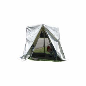 SELLSTROM S97260 Welding Space Tent, PVC, 6.5 ft Width, 6.5 ft Height, White | CU2LYG 54EF42