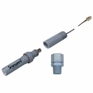 SENSOREX S6600/10/BNC Inline Ph Kit 0 14 Ph, 0 Deg To 80 Deg C, Cpvc, Bnc, Flat, Ag/Agcl | CU2MCM 16Z024