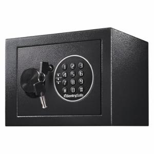 SENTRY SAFE X014E Sicherheitstresor, kompakt und tragbar, digitales Schloss, 6 39/64 Zoll Außenhöhe, schwarz | CU2MGT 460J70