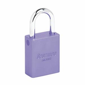 SESAMEE 90119 Alum Slockout Padlock, Ka, Purple, Keyed Alike, Purple, 1 Pack Size | CU2MHE 62NC35