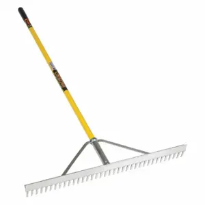 SEYMOUR MIDWEST 12102GRA STRUCTRON Landscape Rake, 36 Inch Size, 66 Inch Size Yellow Handle | CU2MQD 44VM39