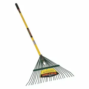 SEYMOUR MIDWEST 40928 STRUCTRON Leaf Rake, 24 Tine, 22 Inch Size Head, 54 Inch Size Handle | CU2MRC 44VL86