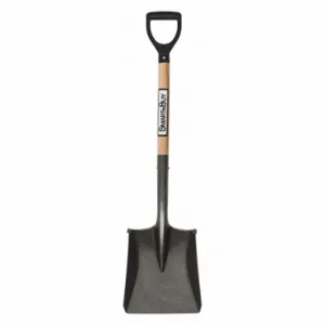 SEYMOUR MIDWEST 49833GRA Smart Buy Square Pt. Shovel, 16 Ga, 26 Inch Size Handle | CU2MUY 44VL04