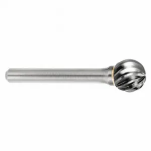 SGS PRO 19166 Ball Bur SD, Inox Cut, 1/4 Inch Shank Dia, 3/8 Inch Head Dia | CU2MXG 49EJ28