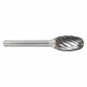 SGS PRO 19169 Oval Bur SE, Inox Cut, 1/4 Inch Size Shank Dia, 3/8 Inch Heightead Dia | CU2MYV 49EJ30