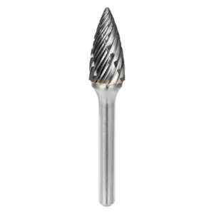 SGS PRO 19367 Tree Bur SG, Steel Cut, 1/4 Inch Shank Dia, 5/16 Inch Heightead Dia | CU2MZC 49EJ67