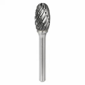 SGS PRO 19379 Oval Bur SE, Steel Cut, 1/4 Inch Size Shank Dia, 1/2 Inch Heightead Dia | CU2MYZ 49EJ62