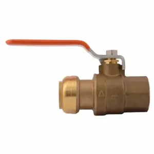 SHARKBITE 22187-0000LF Ball Valve, Brass | CU2NAD 49EL59