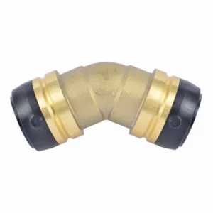 SHARKBITE UXL0535 Push To Connect Elbow, Brass, Push-To-Connect x Push-To-Connect | CU2NAM 788H94