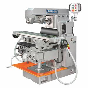SHARP UH-3 Mill Drill Machine, NT50, 10 Inch Size Swing, 3 Phase, 37 Inch Size Table Surface Ht, 220V | CU2PAU 446N39